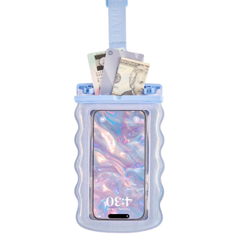 Case-Mate Wavy Waterproof Floating Pouch Large - Blue
