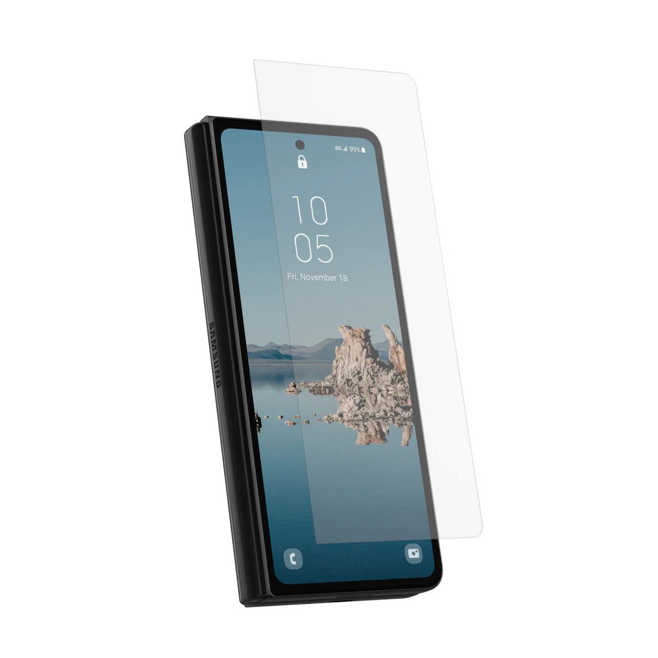 UAG Glass Screen Protector Shield Plus for Galaxy Z Fold 5 - Clear