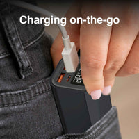 Thumbnail for Laser 20,000mAh 100W PD Laptop Power Bank - Black