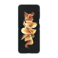 Thumbnail for Samsung Silicone Cover With Ring for Galaxy Flip 3 - Dark Green