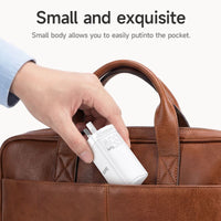 Thumbnail for HOCO DNU5 GaN 65W 3-in-1 Power Aadapter With Smart IC - White
