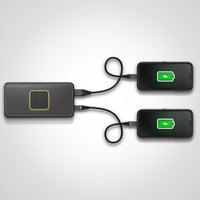 Thumbnail for Otterbox Fast Charge Qi Wireless 10000 MAh Wireless Charging Powe Bank - Black