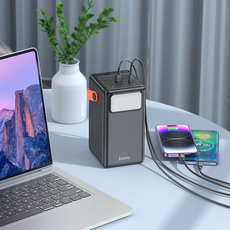 Hoco J142 22.5W + PD 20W 100000mAh Power Bank - Black