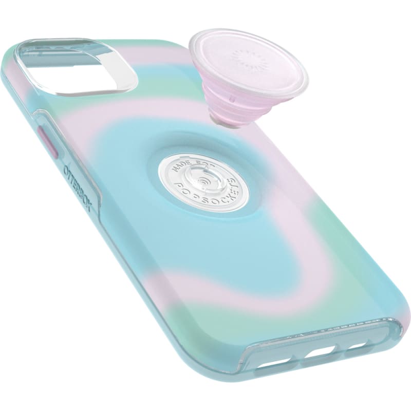 Otterbox Otter+Pop Symmetry Case for iPhone 14 Plus (6.7") - Aqua Blue / Light Teal