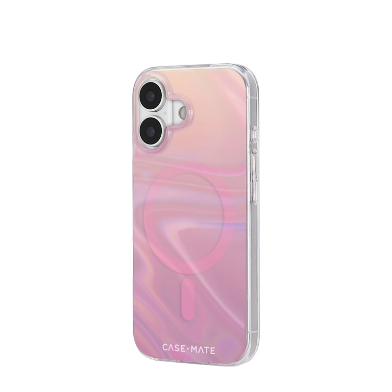 Case-Mate Peach Bubble MagSafe Case for Apple iPhone 17- Iridescent