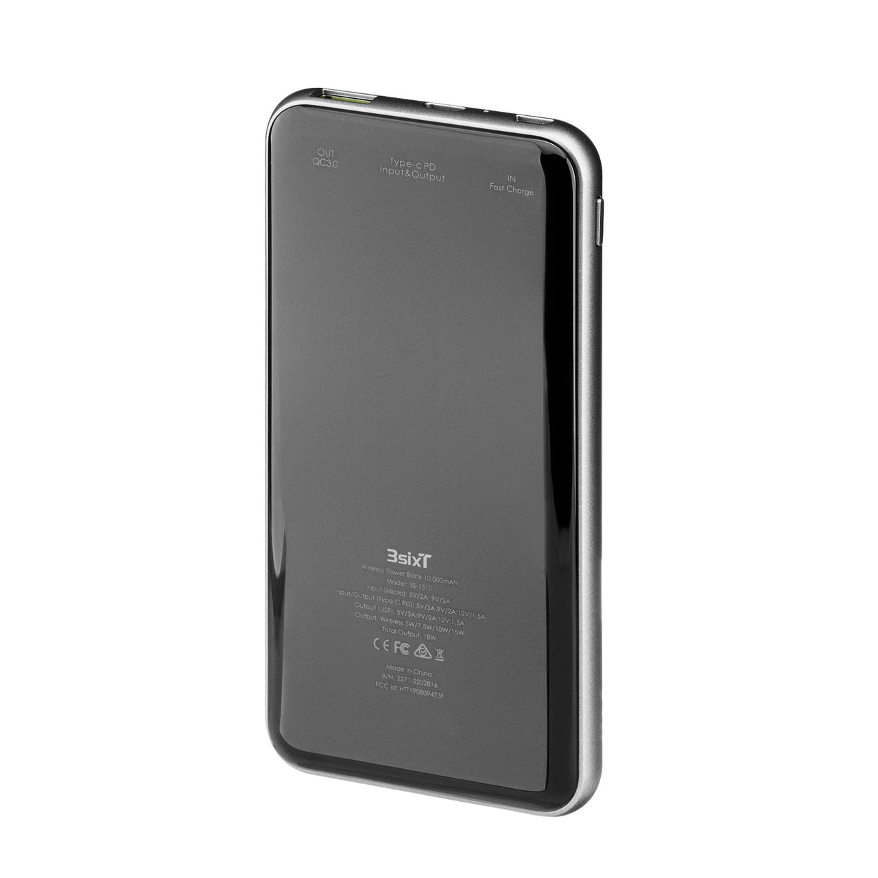 3sixT JetPak PowerMix PD 10000mAh - Black