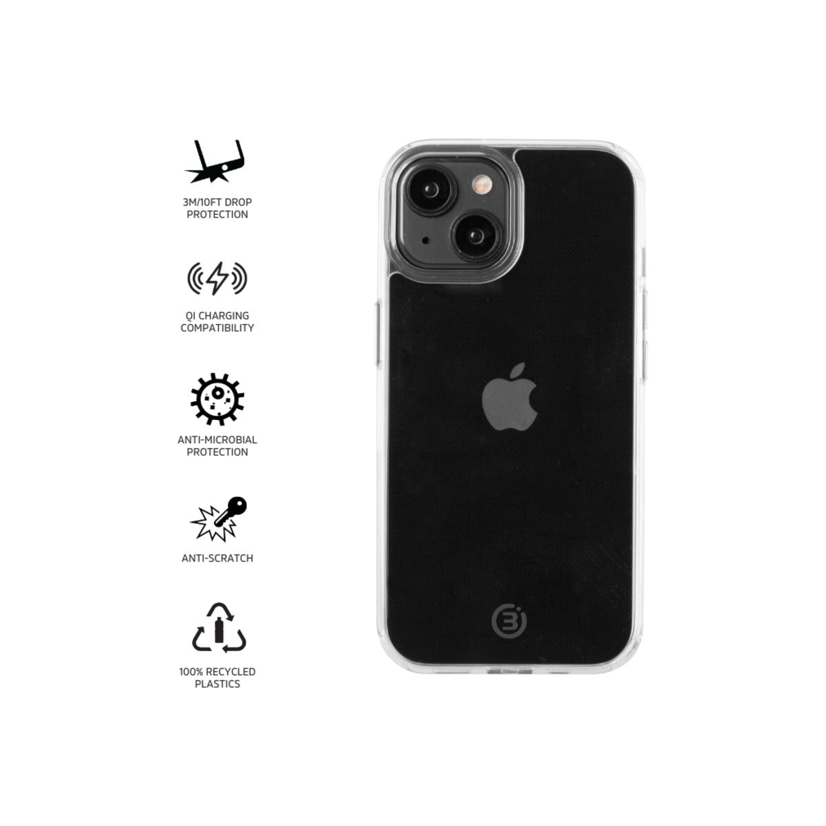 3sixT PureFlex - Apple iPhone 15 - Clear