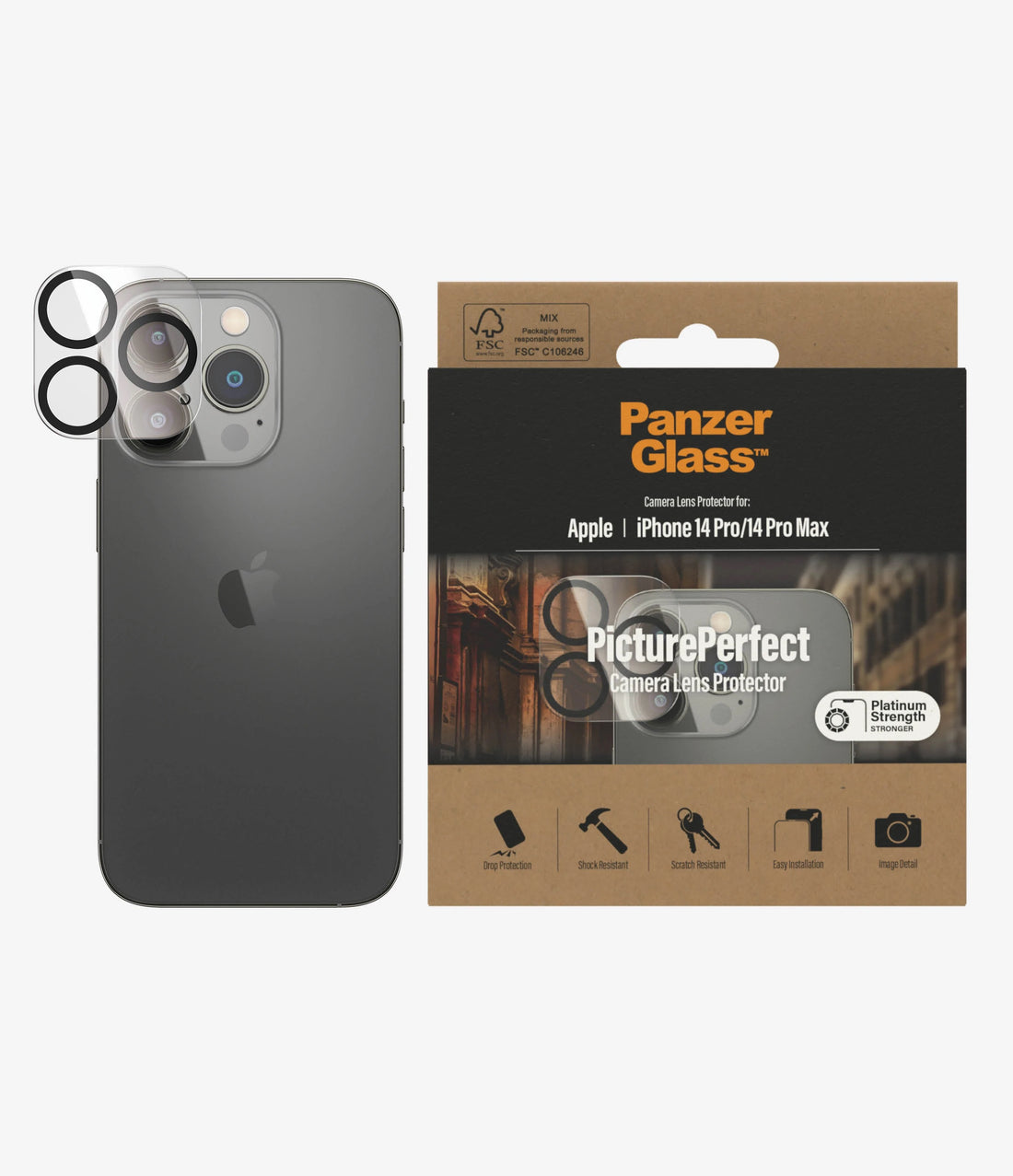 PanzerGlass PicturePerfect Camera Lens Protection iPhone 14 Pro/iPhone 14 Pro Max