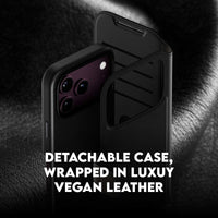 CARE by PanzerGlass Tango 2-in-1 MagSafe Wallet Case for iPhone 18 Pro, 17 Pro - Black