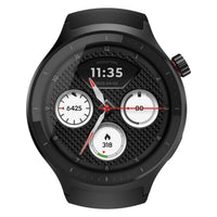 Moto Silicone Smart Watch - Black