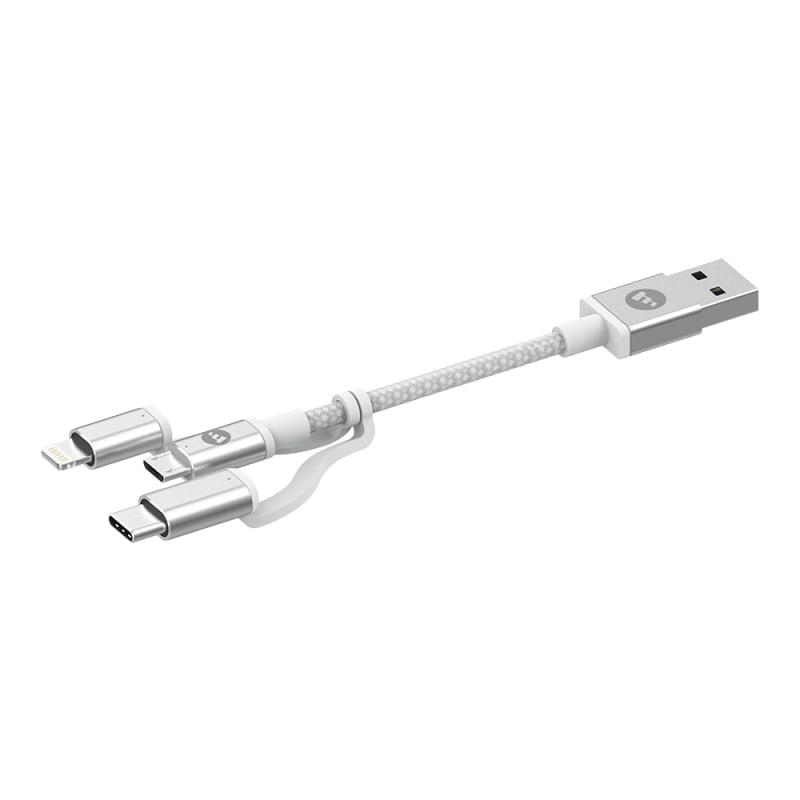 Mophie Tri-Tip Cable 1M - White