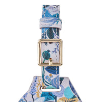 Thumbnail for Case-Mate Rifle Paper Luggage AirTag Universal - Garden Party Blue