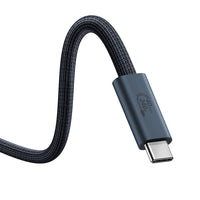 Thumbnail for Baseus Flash Series 2 USB4 Data Cable Type-C to Type-C 240W for iPhone 15 / 16 / 17 Series - Black