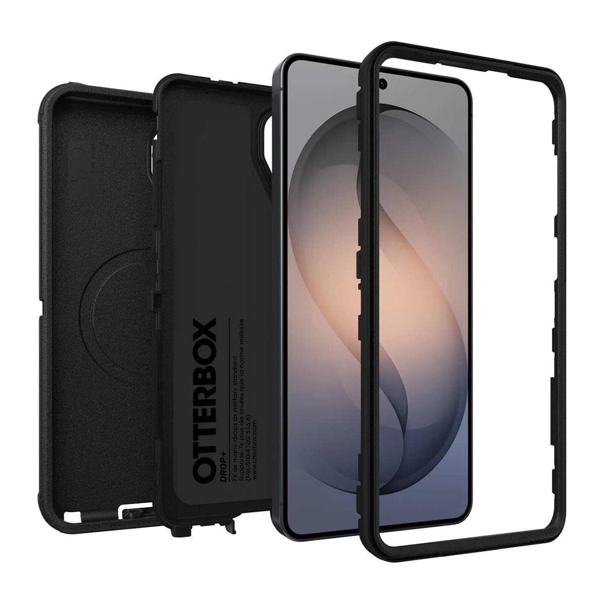 OtterBox Defender Pro Case with Magnets Suits for Samsung Galaxy S26+ (S26 Plus) - Black