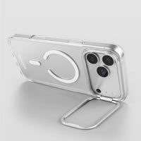 Vonmahlen Transparent Case 3 + Kickstand for iPhone 18 Pro - Clear