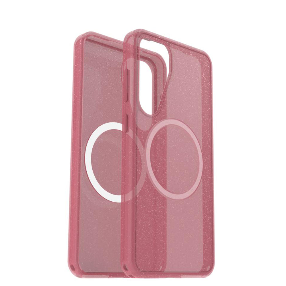 OtterBox Symmetry Magnets Case for Samsung Galaxy S25 Ultra - Clear/Pink