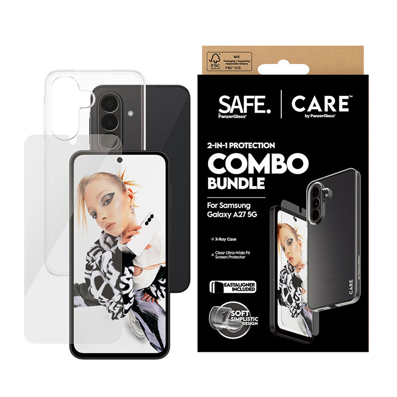 PanzerGlass 2-in-1 Bundle for Samsung Galaxy A27 5G - Clear