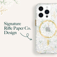 Thumbnail for Case-Mate Rifle Paper Magsafe Case iPhone 15 Pro - Petite Fleurs