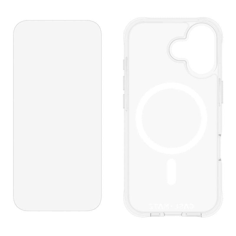 Case-Mate Case & Screen Protection Pack with MagSafe for iPhone 17 Pro - Clear