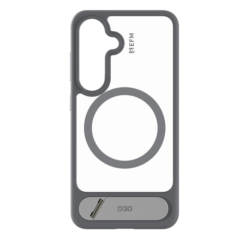 EFM Alta Case with D3O BIO for Samsung Galaxy S25+ (S25 Plus) - Grey/Clear