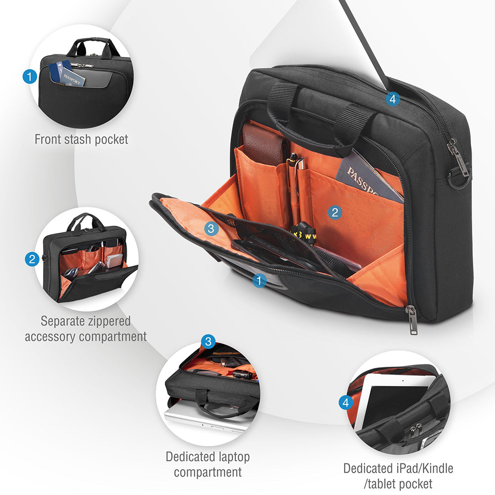 Everki Advance iPad, Tablet, Ultrabook Laptop Bag Briefcase up to 11.6-Inch