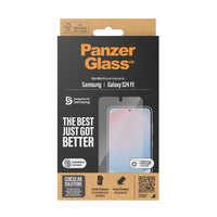 Thumbnail for PanzerGlass Glass Screen Protector for Samsung S24FE | Ultra-Wide Fit EasyAligner