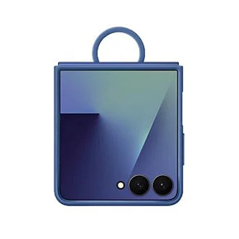 Samsung Silicone Ring Case for Galaxy Flip7 - Blue