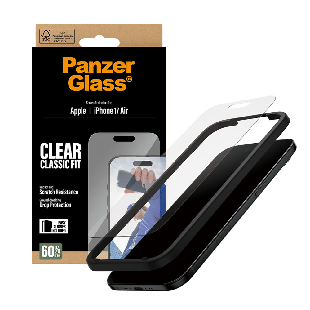 PanzerGlass Classic Fit Screen Protector for iPhone Air