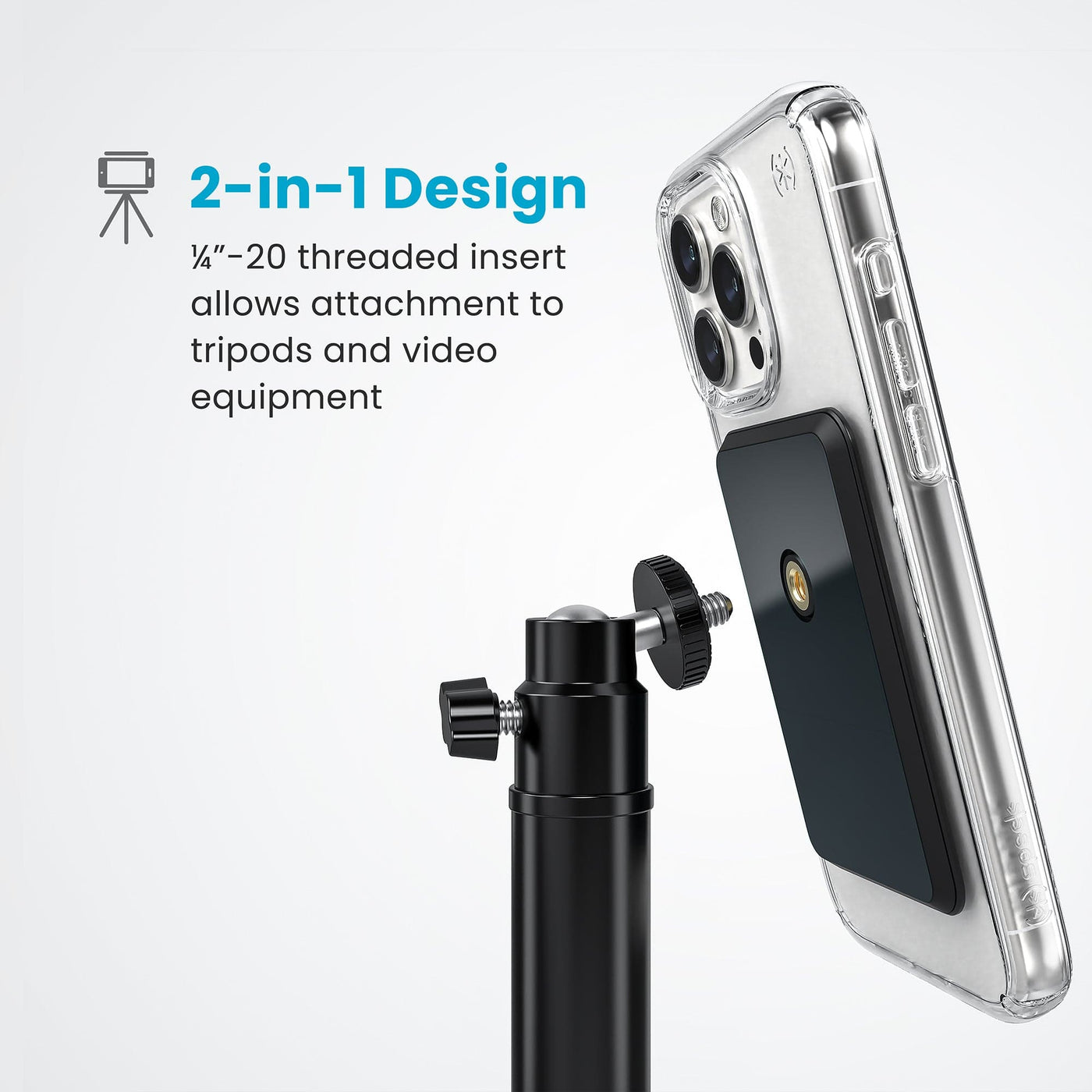 Speck Everywhere Mount with ClickLock - Black