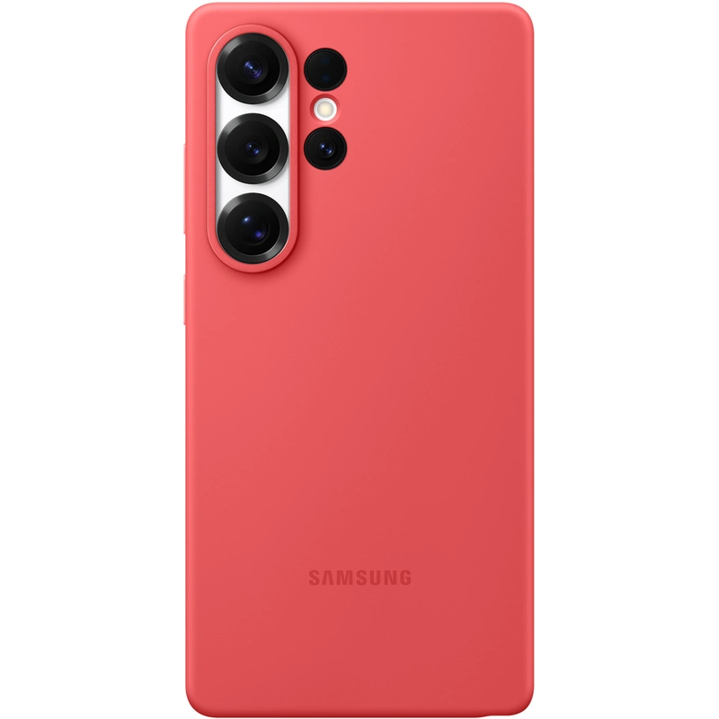Samsung  Silicone Back Case for Galaxy S25 Ultra - Red