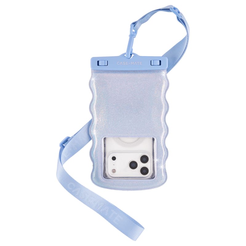 Case-Mate Wavy Waterproof Floating Pouch Large - Blue