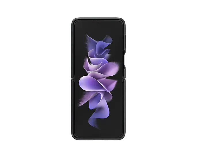 Samsung Leather Cover for Galaxy Flip3 - Black