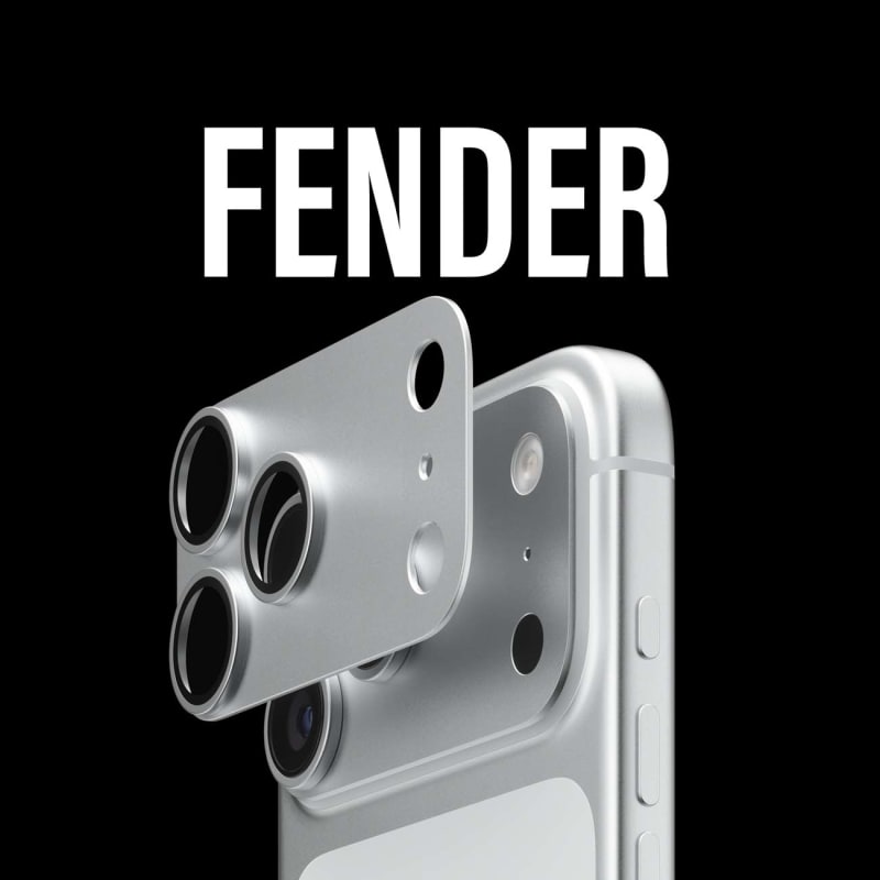 PanzerGlass Fender Camera Protector for iPhone 18 Pro Max - Silver for iPhone 18 Pro Max - Silver