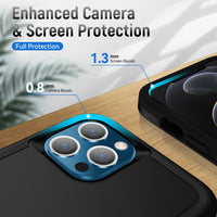 Thumbnail for Phonix Rugged Armor Light Case for Apple iPhone 12 Pro Max - Black