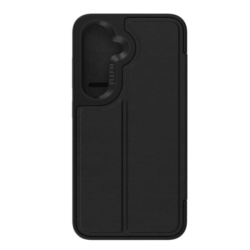 EFM Monaco Wallet Case Armour with D3O BIO for Samsung S25 - Black