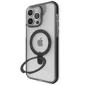 Santa Cruz Snap Case Ring Stand | iPhone 15 - Clear/Black