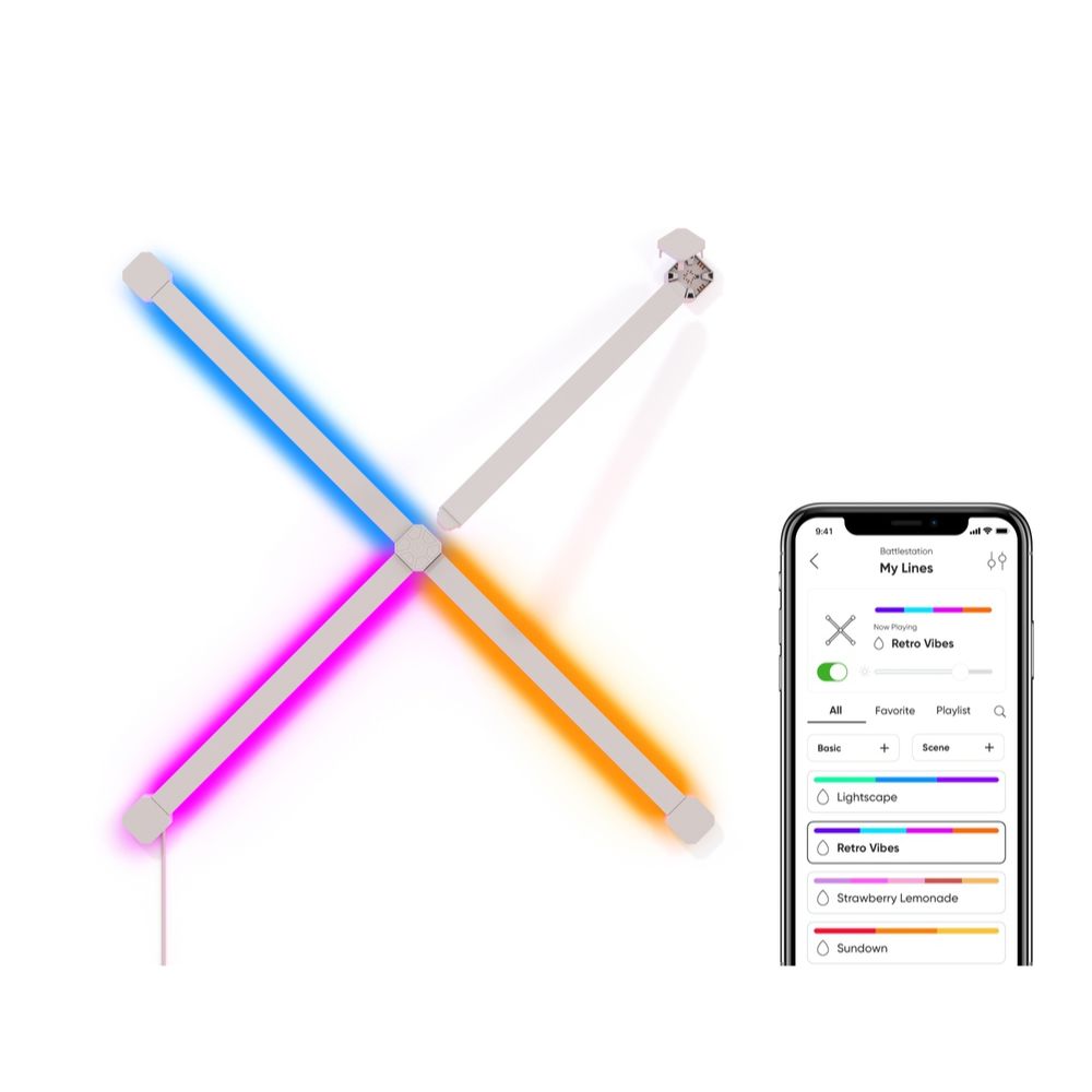 Nanoleaf Lines Squared Starter Kit (4 Lines)