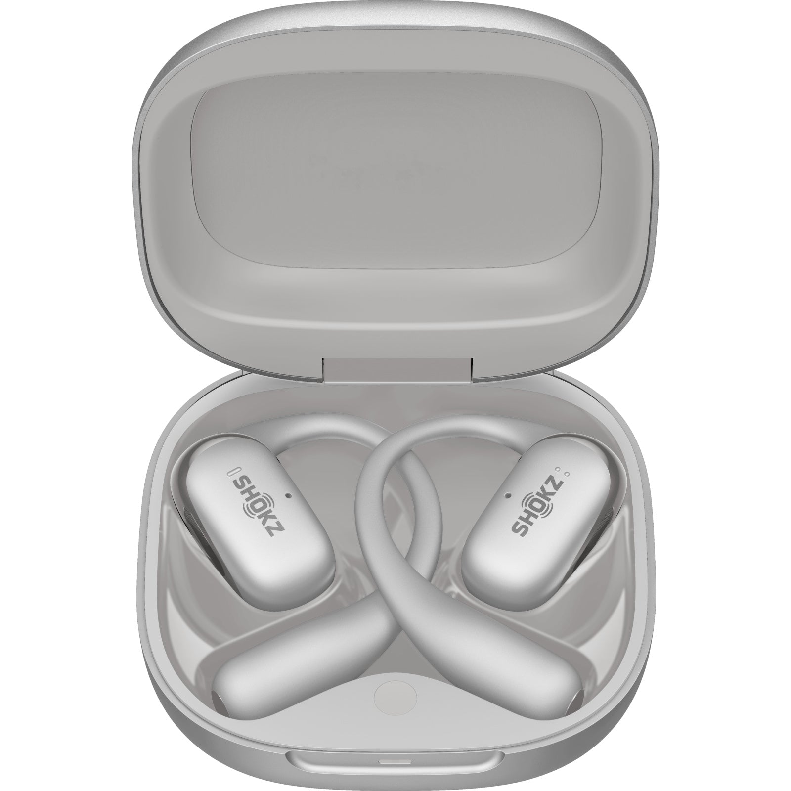 SHOKZ OpenFit 2+ True Wireless Open-Ear Headphones- Gray