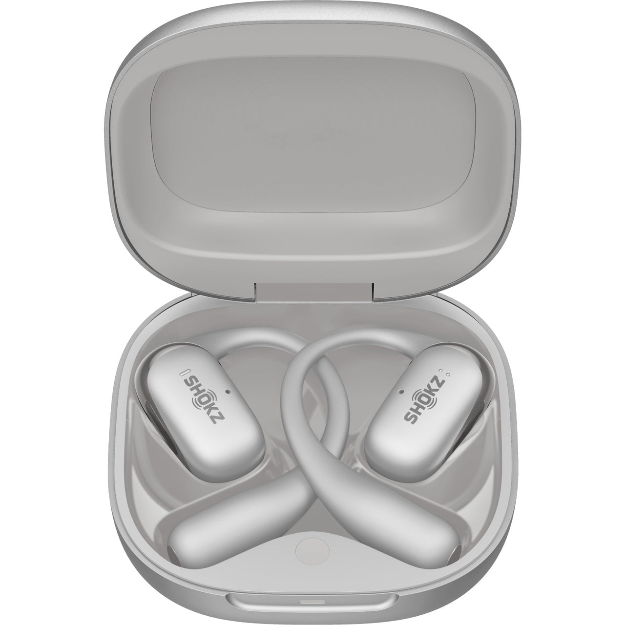 SHOKZ OpenFit 2+ True Wireless Open-Ear Headphones- Gray