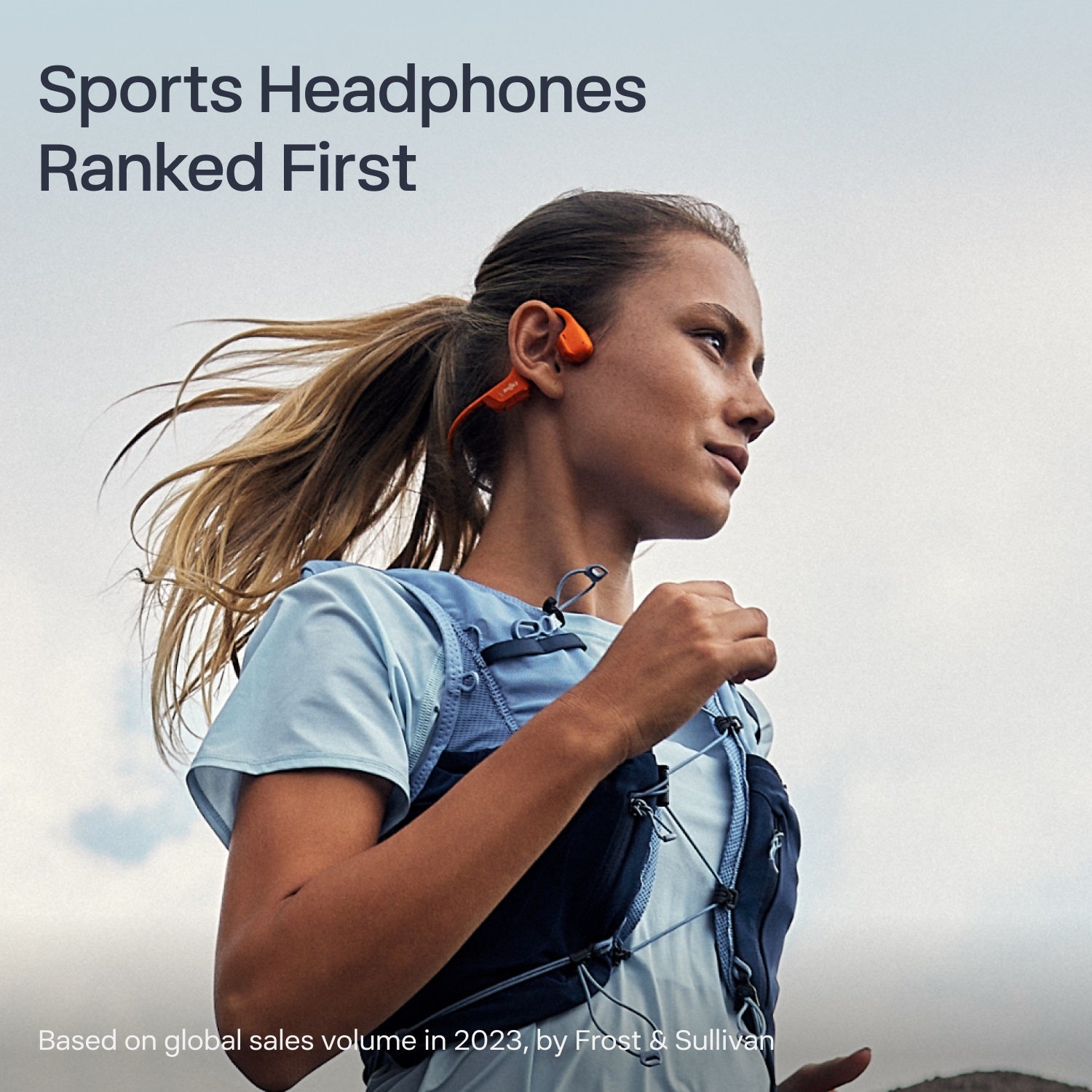 Shokz OpenRun Pro2 Mini Conduction Sports Headphones - Orange