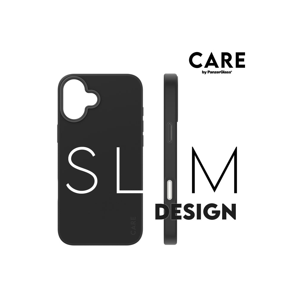 PanzerGlass CARE Fashion MagSafe Case for iPhone 16 Plus- Black