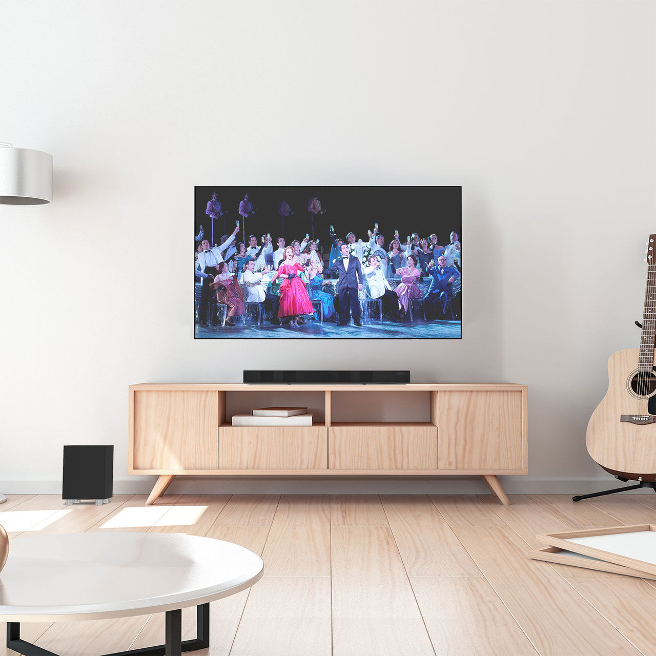 Laser Optical Soundbar with Wireless Subwoofer