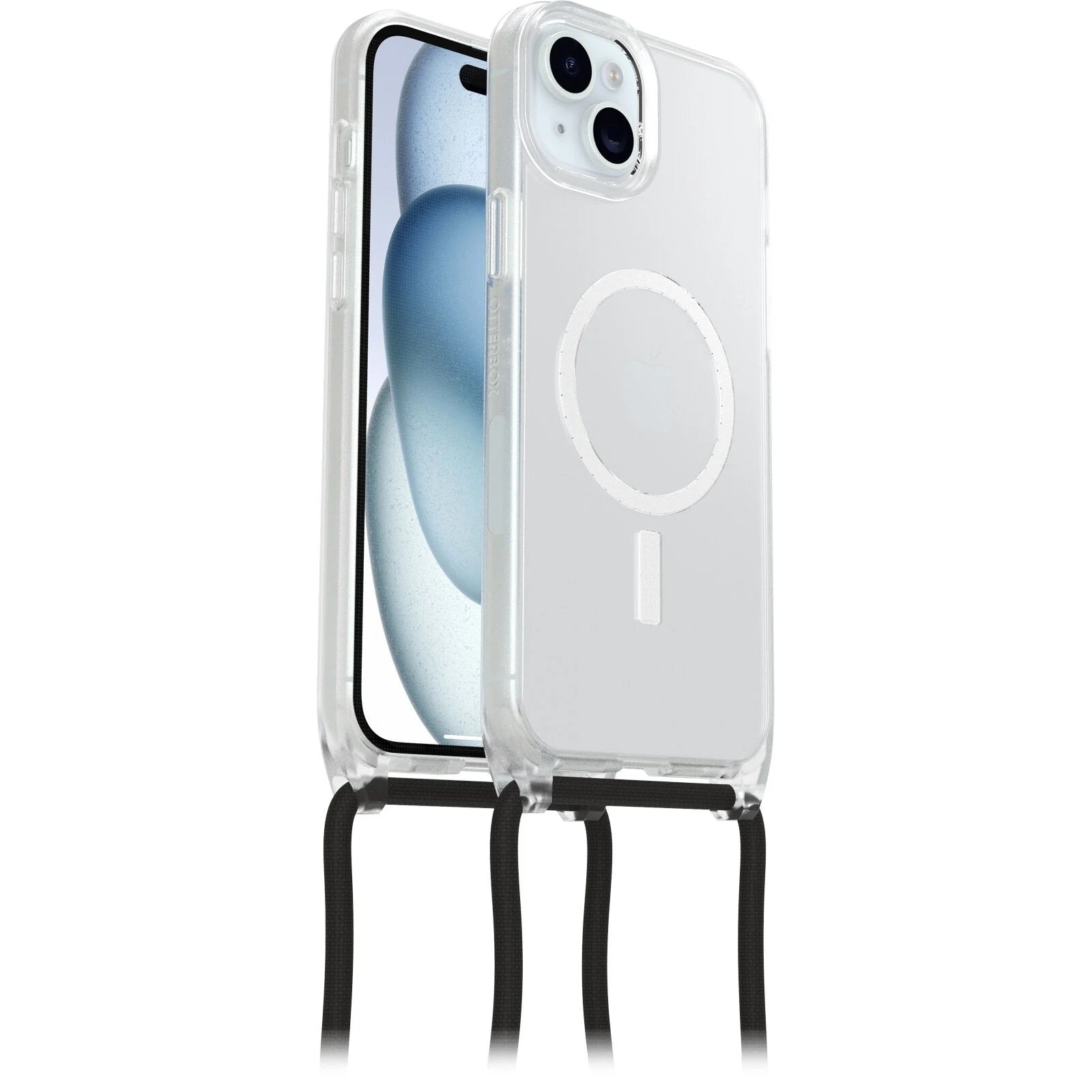OtterBox React Necklace MagSafe Case for Apple iPhone 15 Plus / iPhone 14 Plus (6.7') - Clear