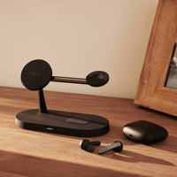 Thumbnail for EFM FLUX 4-in-1 Charging Dock with 42W Wall Charger - Charcoal