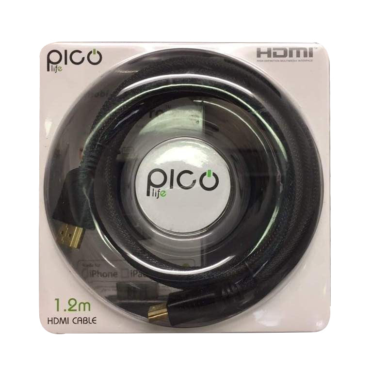 PICO 1.2 HDMI Cable with Gold Plated Connectors