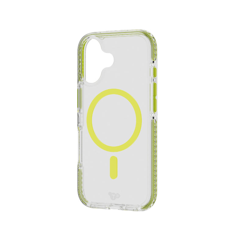 Tech21 EvoCrystal MagSafe Case for iPhone 17 - Clear/Green