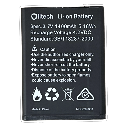 Olitech EasyFlip 1st Gen Only Replacement Battery (Model Number: OLT2908-BT)
