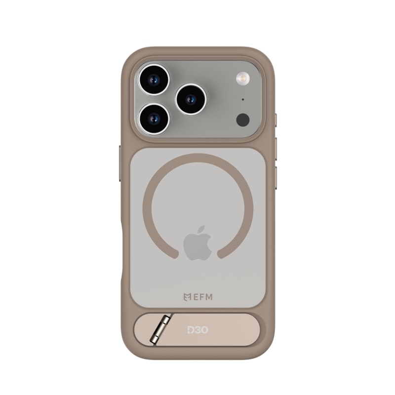 EFM Alta Case with D3O Bio for iPhone 17 Pro - Mocha Lite