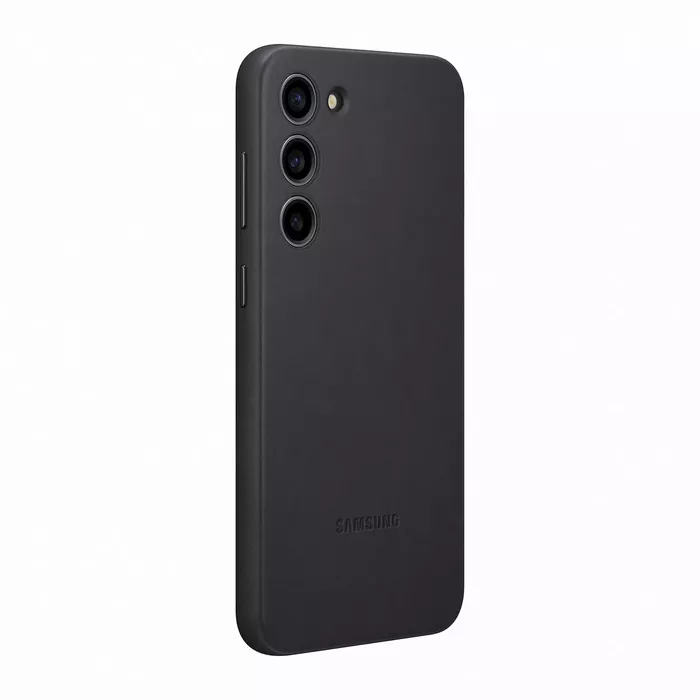 Samsung Leather Cover for Galaxy S23+ (S23plus ) - Black