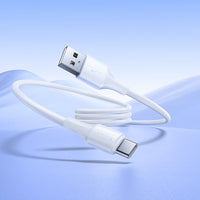 Thumbnail for Hoco X120 USB-A to USB-C Bend-Resistant Charging Data Cable Type-C- White